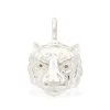 Willow & Tig Collection: Siberian Tiger 925 Sterling Silver Charm Approx 24x17mm With Orange Sapphire 2 Willow & Tig Collection: Siberian Tiger 925 Sterling Silver Charm Approx 24x17mm With Orange Sapphire -Fashion Accessories xypk89