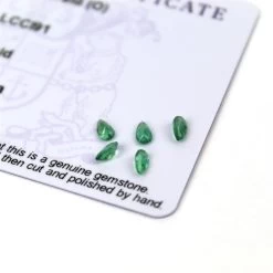 0.7cts Zambian Emerald 5x3mm Pear Pack Of 5 (O)