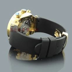 Yellow Gold Tone Joe Rodeo Men's Diamond Watch 2.20ct Master -Fashion Accessories yellow gold tone watches joe rodeo mens diamond watch 220ct master 2