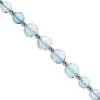 20cts Sky Blue Topaz Faceted Round Approx 4 To 6.5mm 14cm Strands With Hematite Beads Spacers -Fashion Accessories yjru96