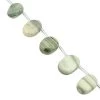 85cts Apple Green Chalcedony Smooth Oval Approx 12x9 To 19x13mm, 19cm Strand With Spacers 1 85cts Apple Green Chalcedony Smooth Oval Approx 12x9 To 19x13mm, 19cm Strand With Spacers -Fashion Accessories ylgk03