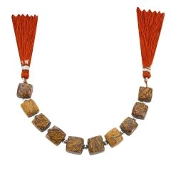 80cts Mariam Jasper Faceted Cube Approx 7 To 9mm, 11cm Strand With Spacers -Fashion Accessories yqru41 1