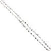 18" 925 Sterling Silver D/C Forzatina Chain -Fashion Accessories yuil59