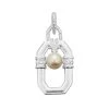 925 Sterling Silver Framed Pendant With 0.20cts White Zircon & South Sea Cultured Pearl Approx 8mm 2 925 Sterling Silver Framed Pendant With 0.20cts White Zircon & South Sea Cultured Pearl Approx 8mm -Fashion Accessories zgrj81
