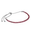6cts Tajik Spinel Faceted Rondelles Approx 3x2mm 925 Sterling Silver With Slider Bracelet (Length 10inc) -Fashion Accessories zujn52